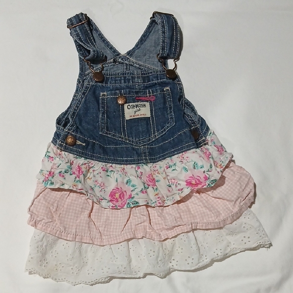 OshKosh B'gosh Other - OshKosh B'gosh Denim and Floral Skirtall